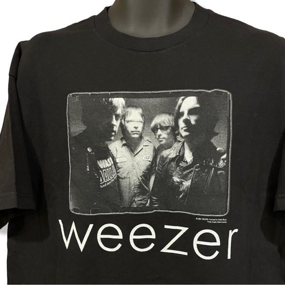 Rare Vintage 2001 Weezer T-Shirt - Picture 2 of 3